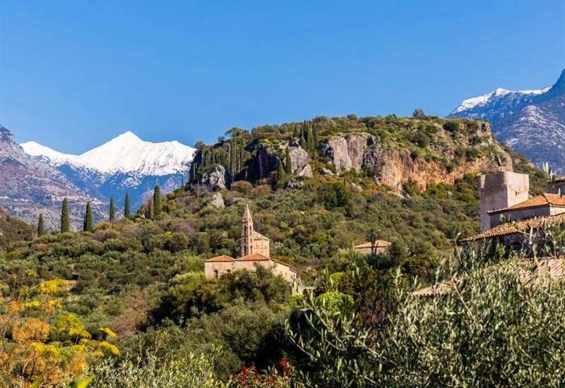 Kastro Aggeliki Apartment Kardhamili Bagian luar foto
